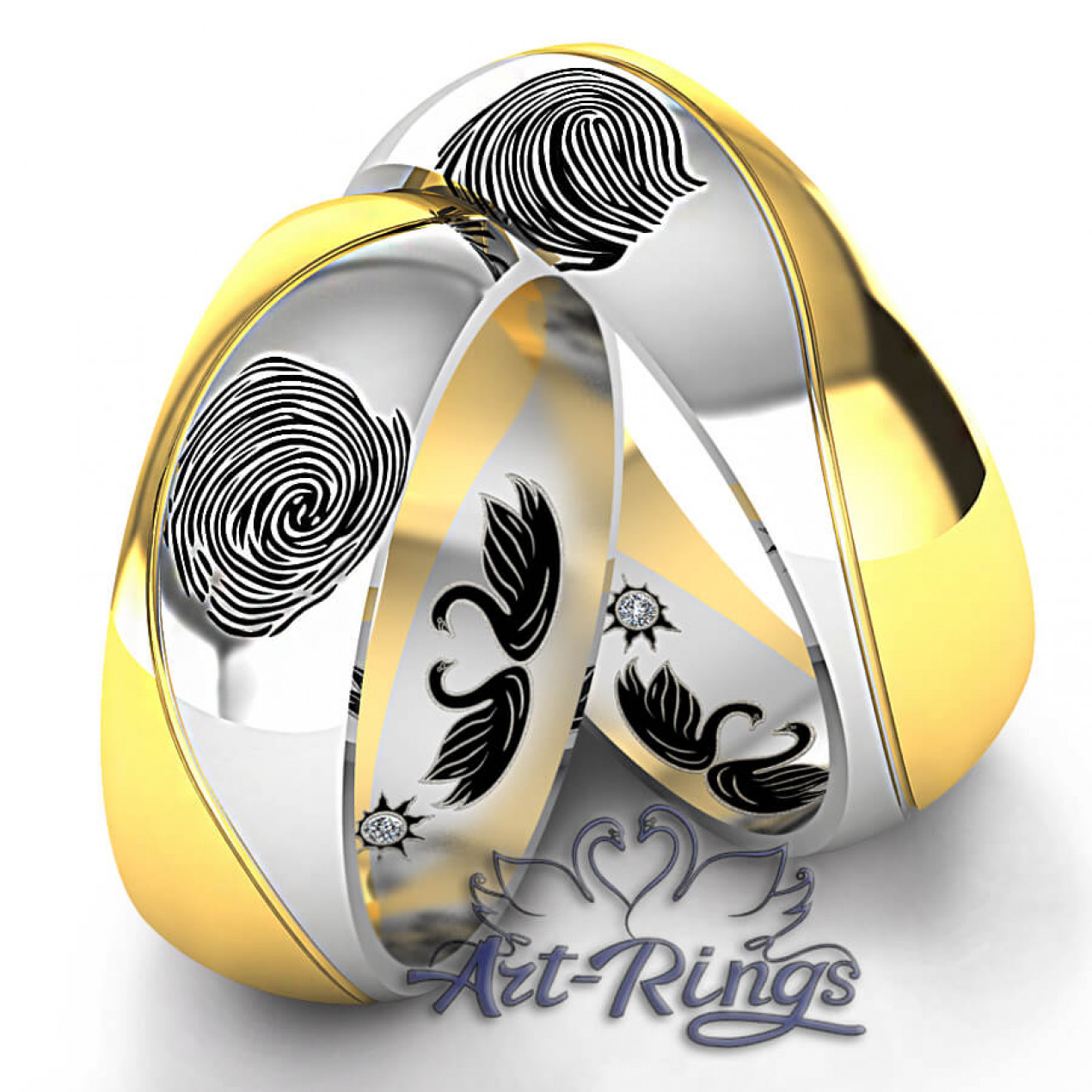 Парные обручальные кольца Арт. 467