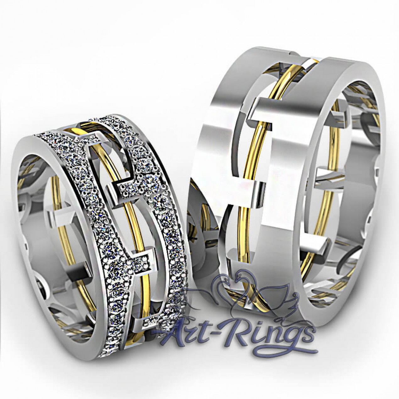 Парные обручальные кольца Арт. 519