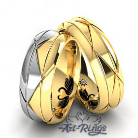Парные обручальные кольца Арт. 565