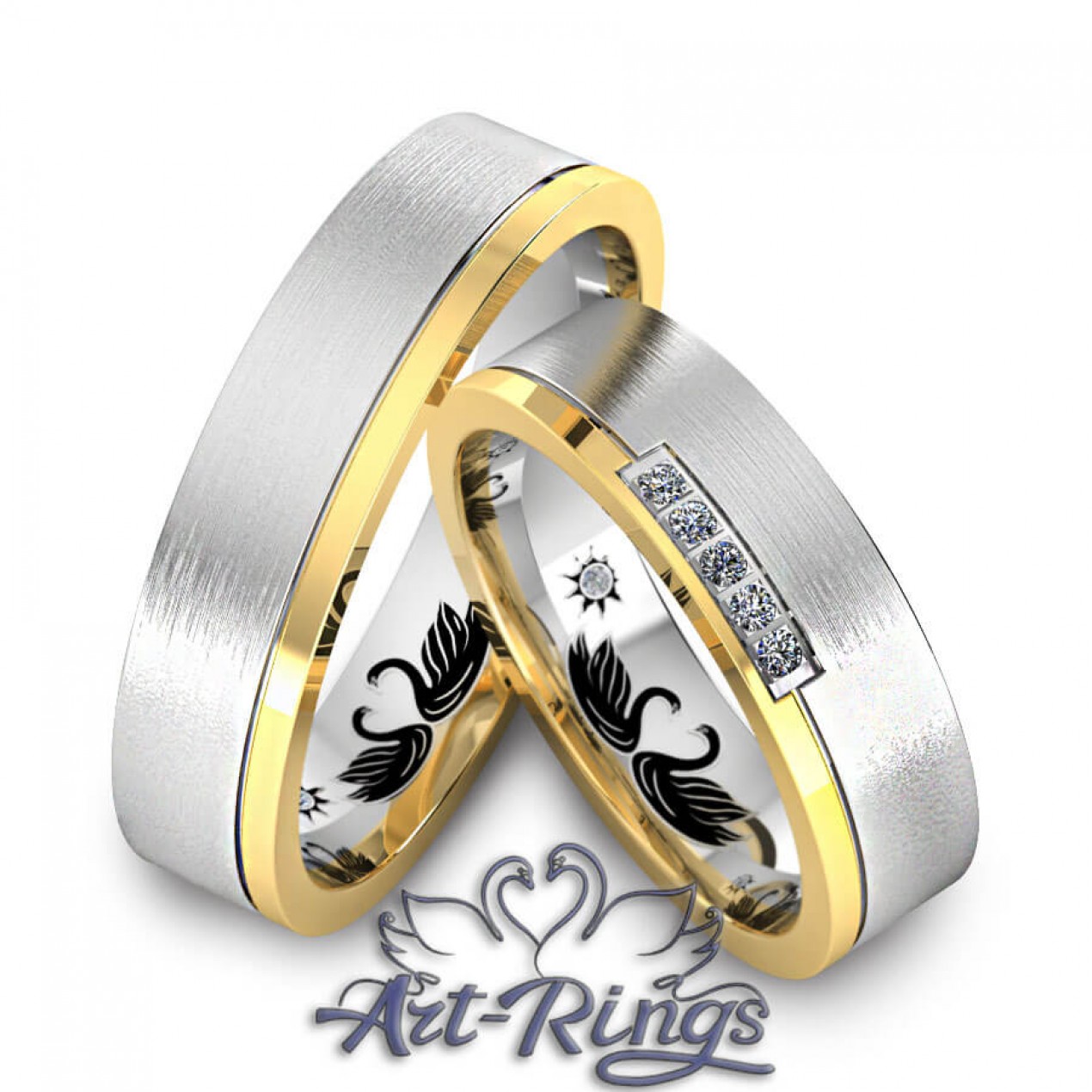 Парные обручальные кольца Арт. 680