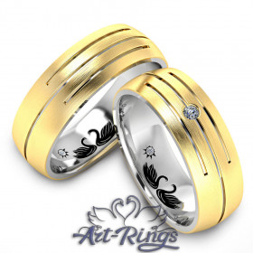 Парные обручальные кольца Арт. 800